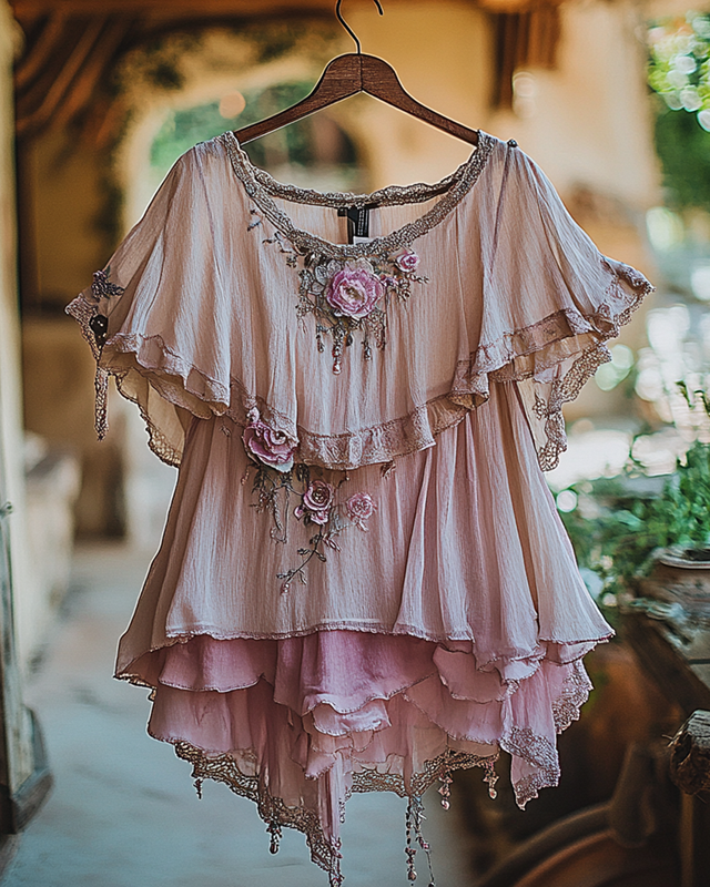 Timeless Vintage Style Top