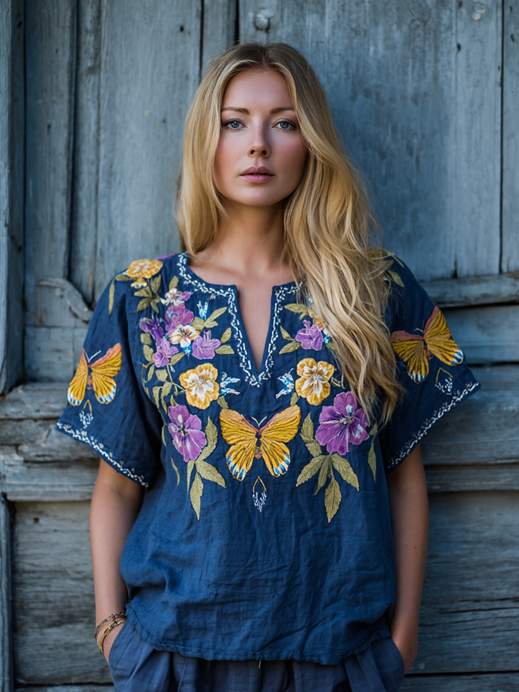 A Vintage Style Shirt with Delicate Timeless Details