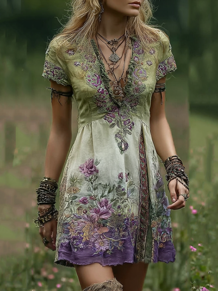 A Vintage Style Dress with Delicate Timeless Details