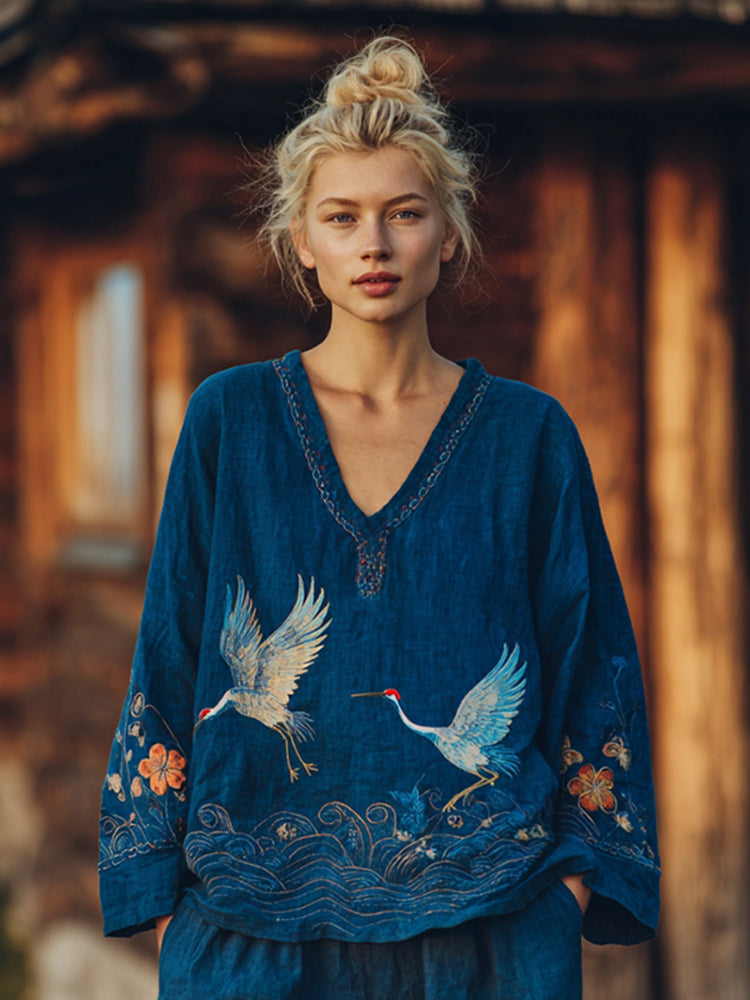 Timeless Vintage Style Top