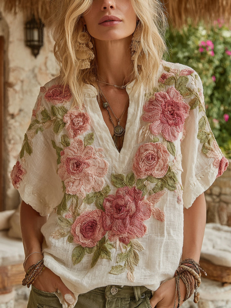 A Vintage Style T-Shirt with Delicate Timeless Details