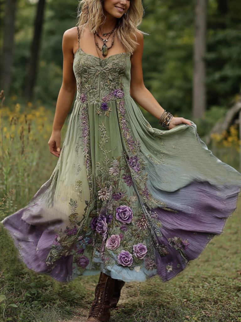 A Vintage Style Dress with Delicate Timeless Details