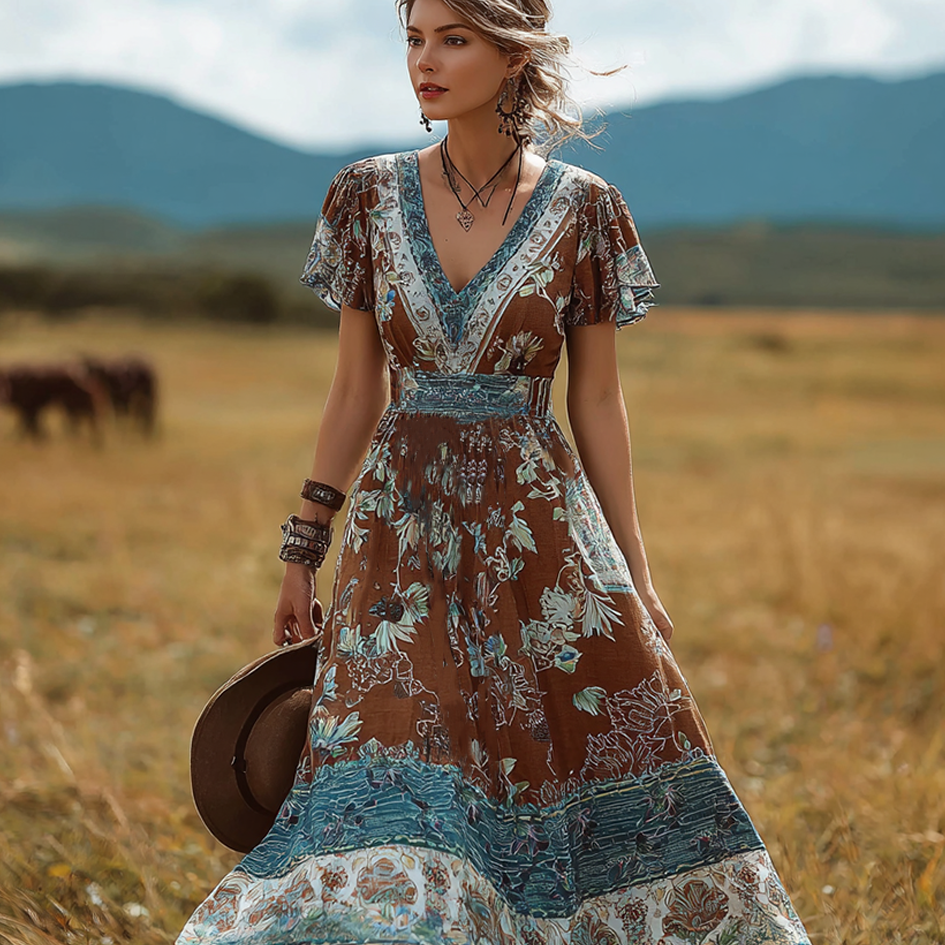 A Vintage Style Dress with Delicate Timeless Details