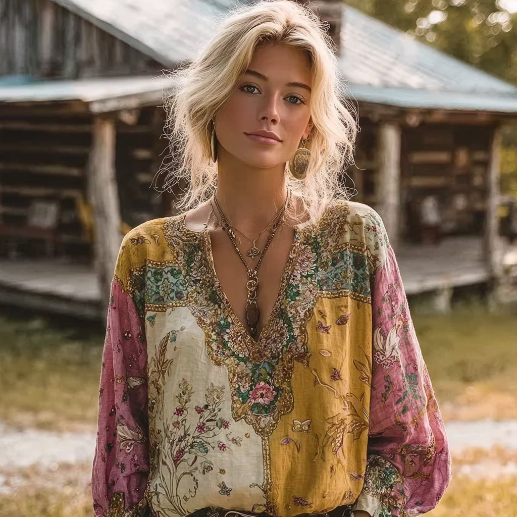 Timeless Vintage Style Top