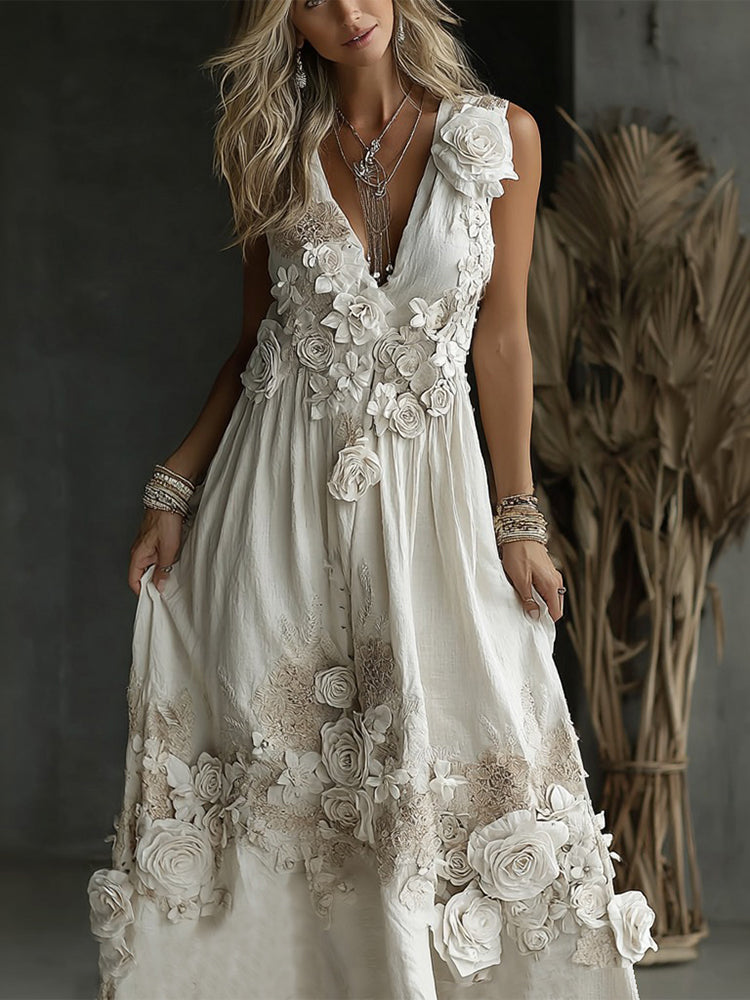 Classic Vintage Dress with a Flattering Fit