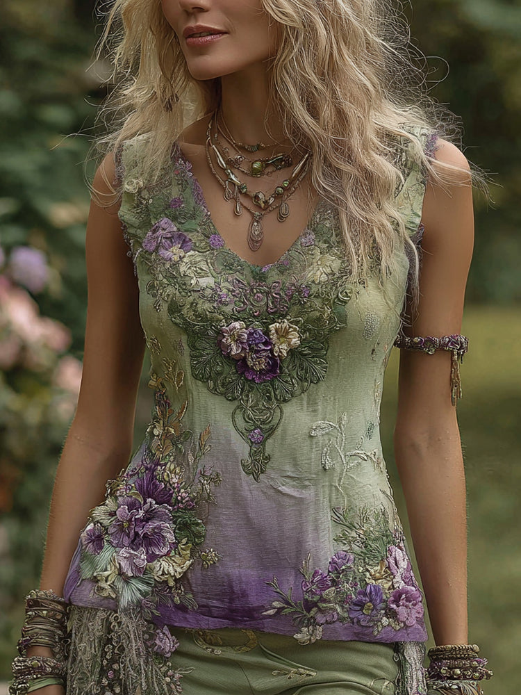 A Vintage Style Top with Delicate Timeless Details