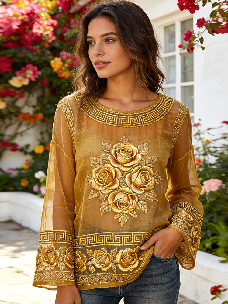 Timeless Vintage Style Top