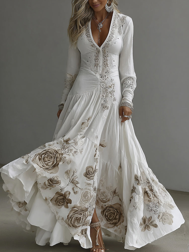 Classic Vintage Dress with a Flattering Fit