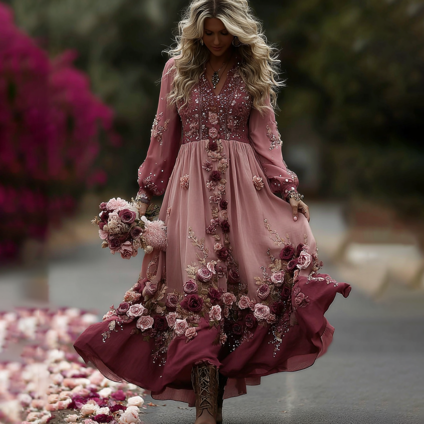 A Vintage Style Dress with Delicate Timeless Details