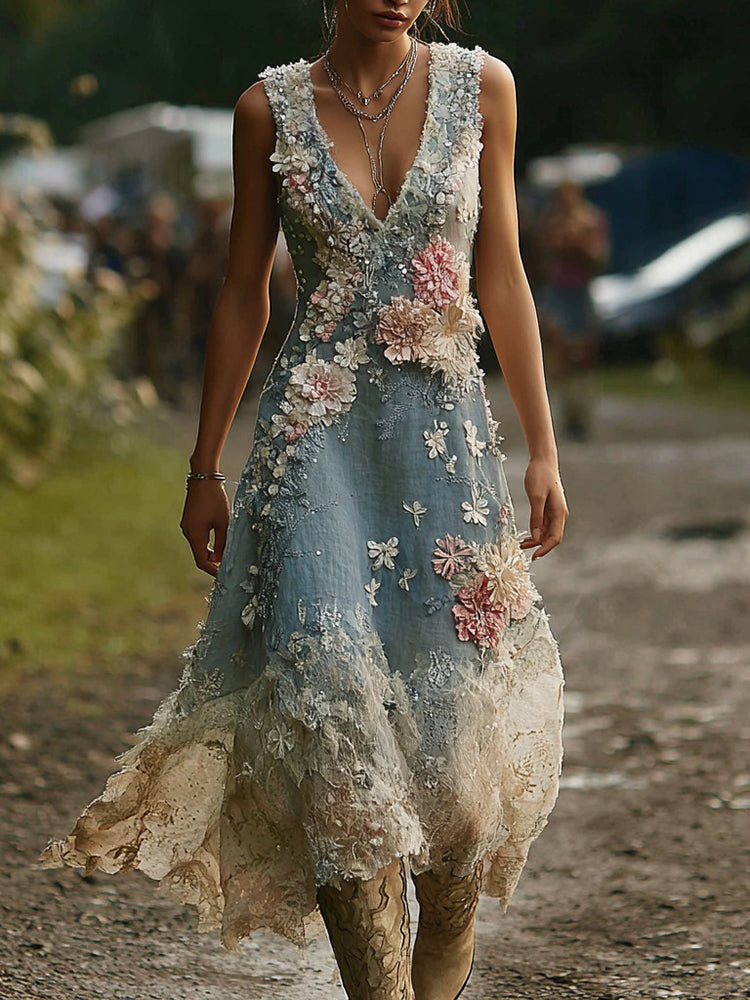 Classic Vintage Dress with a Flattering Fit