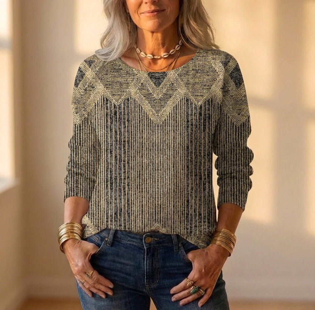 Timeless Vintage Style Top