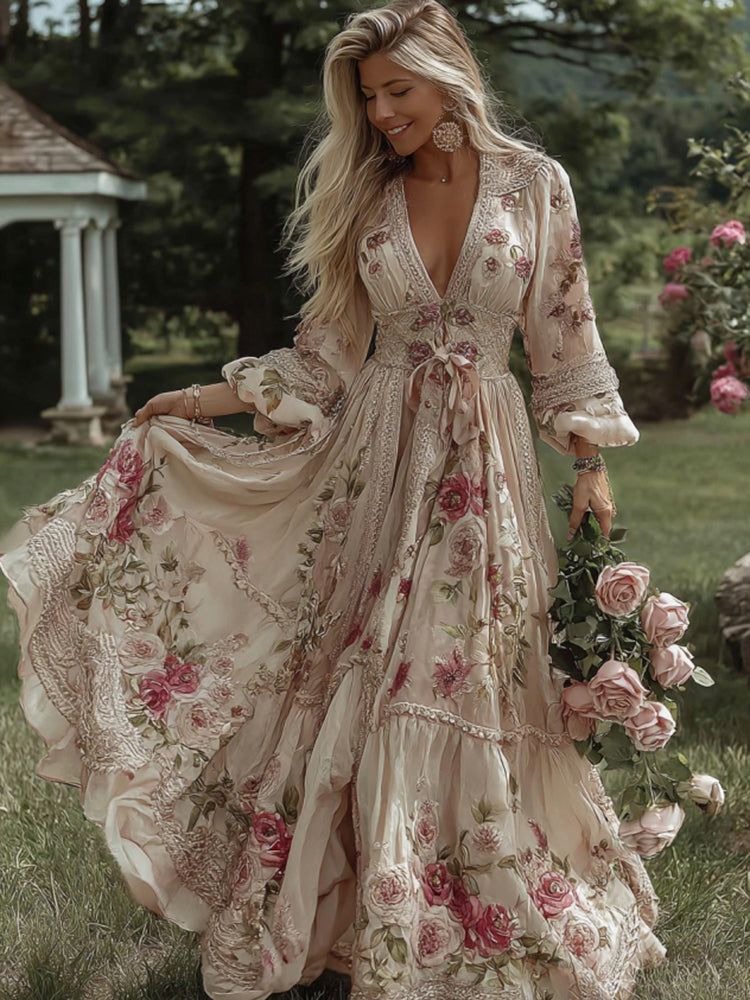 A Vintage Style Dress with Delicate Timeless Details