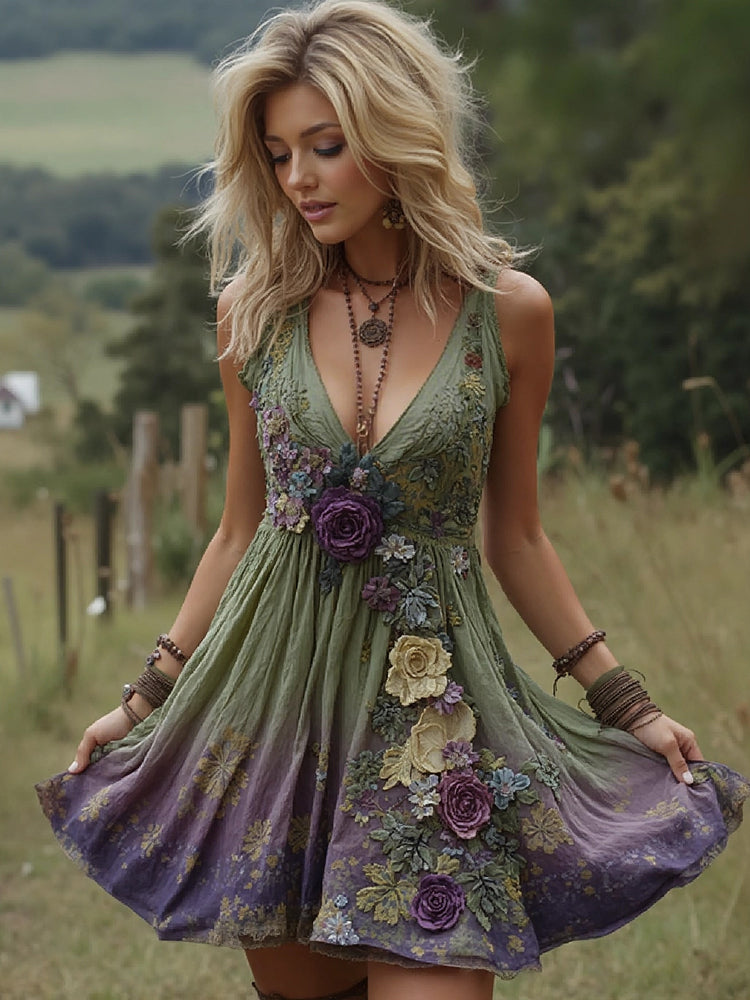A Vintage Style Dress with Delicate Timeless Details