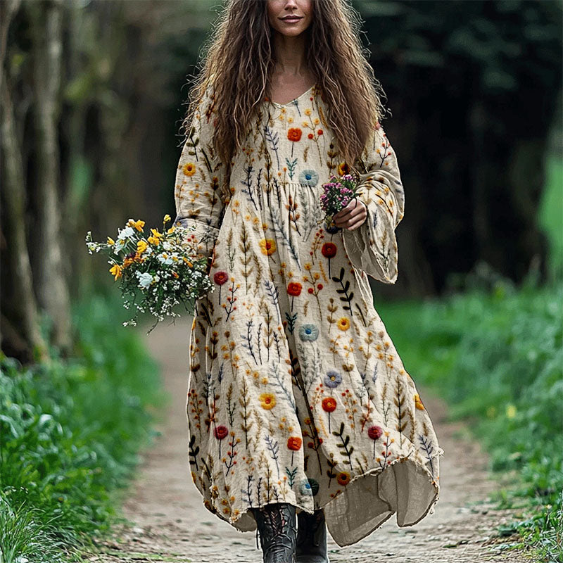 Classic Vintage Dress with a Flattering Fit