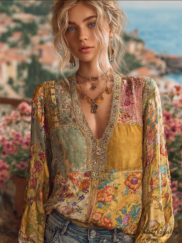 Vintage Inspired Top with a Contemporary Edge