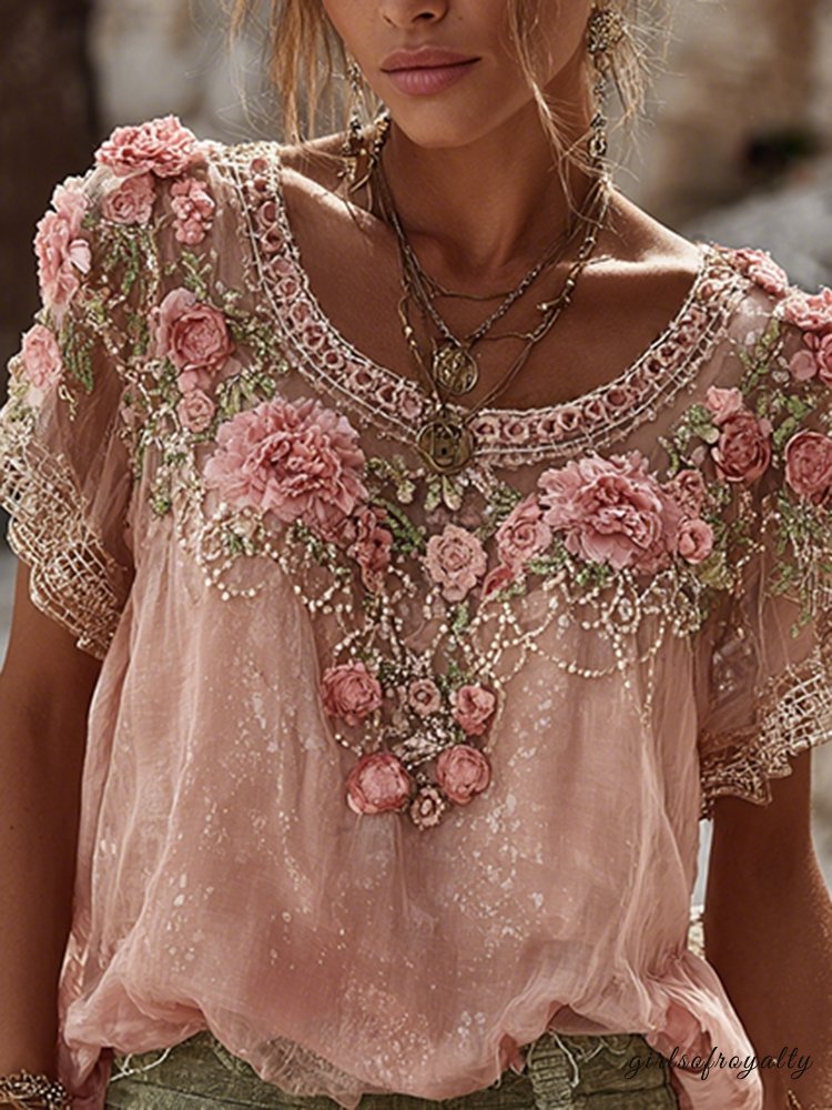 Classic Vintage Top with a Flattering Fit