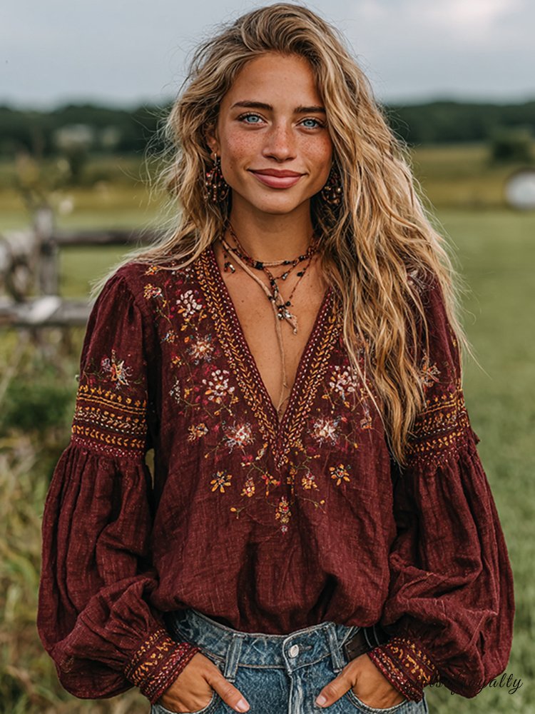 Vintage Inspired Top with a Contemporary Edge