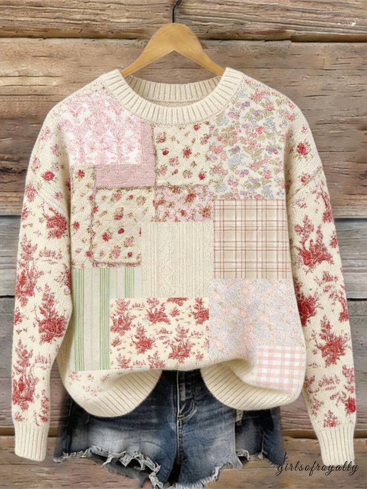 Classic Vintage Sweater with a Flattering Fit