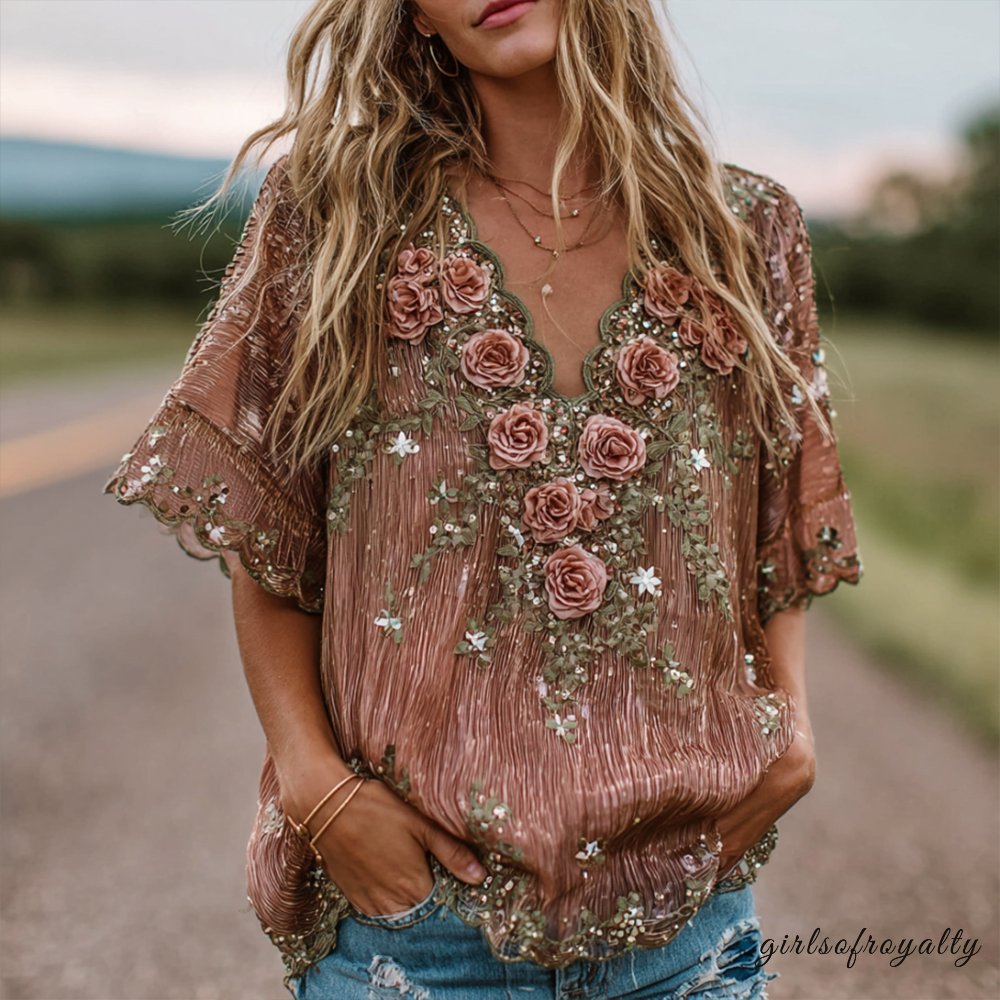 Gracefully Styled Top for Any Occasion