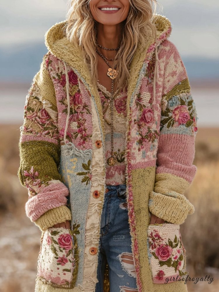 A Vintage Style Cardigan with Delicate Timeless Details