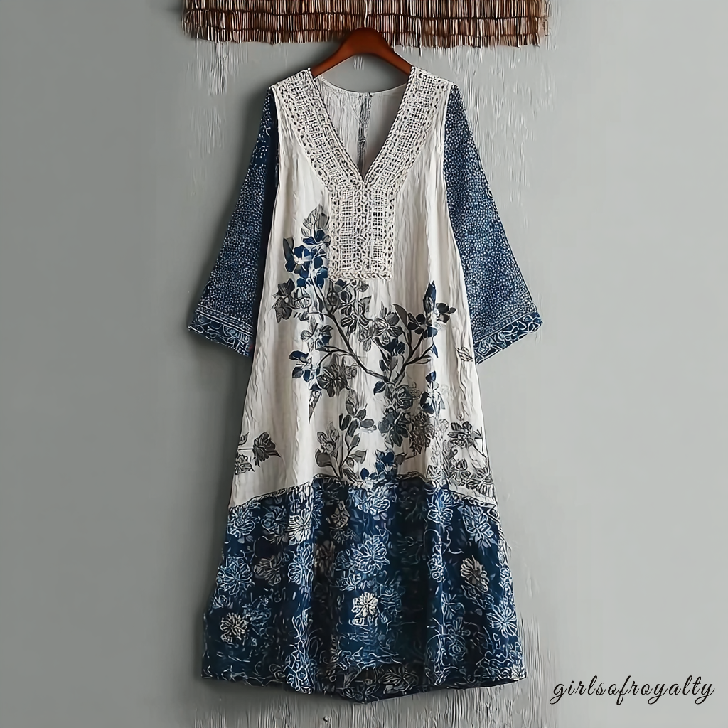 A Vintage Style Dress with Delicate Timeless Details