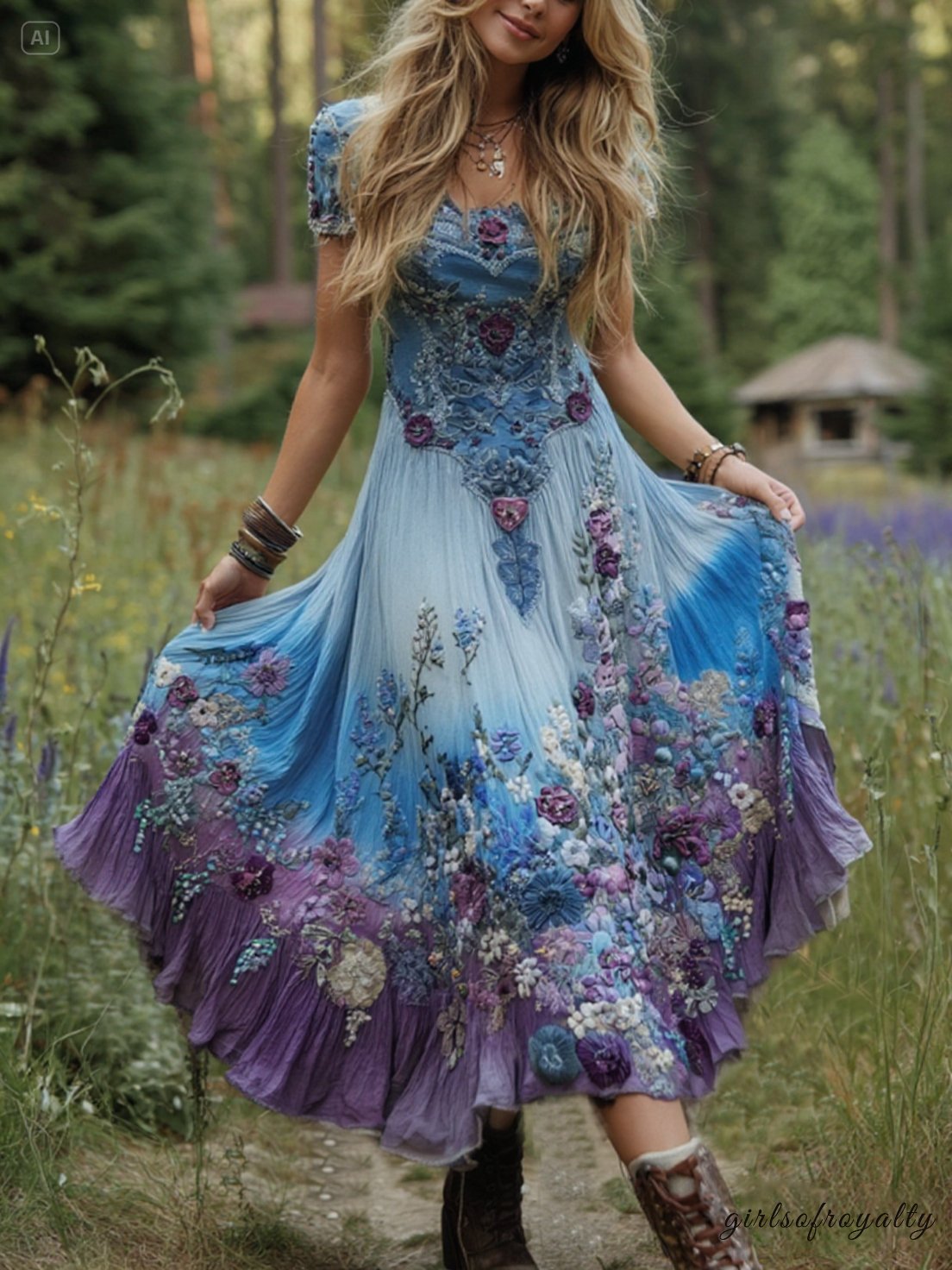 Blue pink