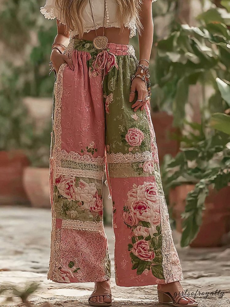 A Vintage Style Pants with Delicate Timeless Details