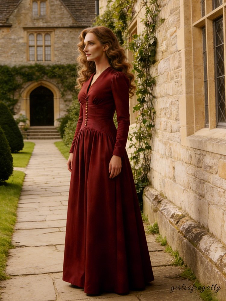 A Vintage Style Dress with Delicate Timeless Details