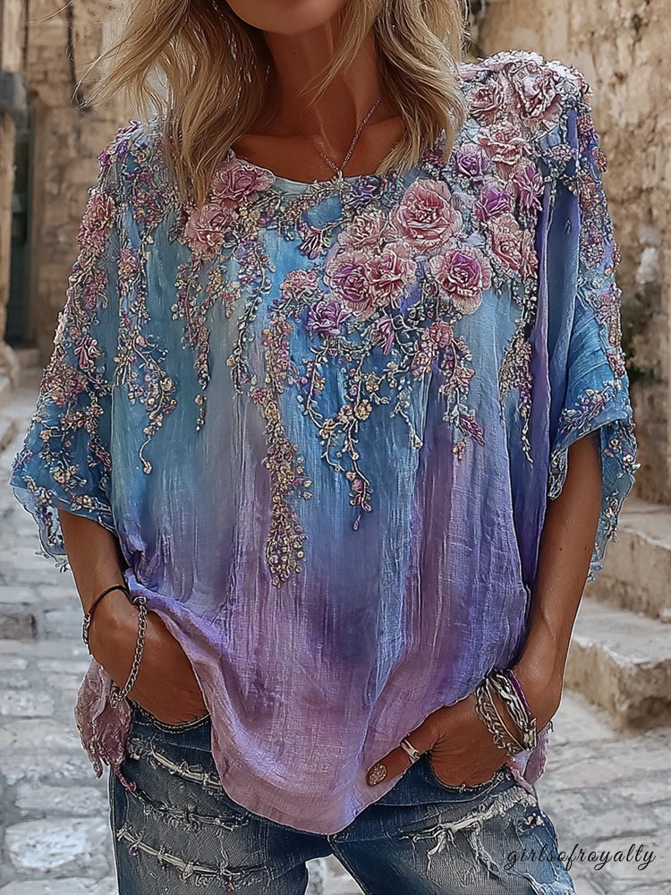 Well Tailored T-Shirt with a Graceful Silhouette