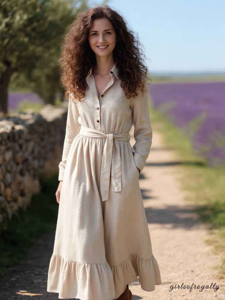 A Vintage Style Dress with Delicate Timeless Details