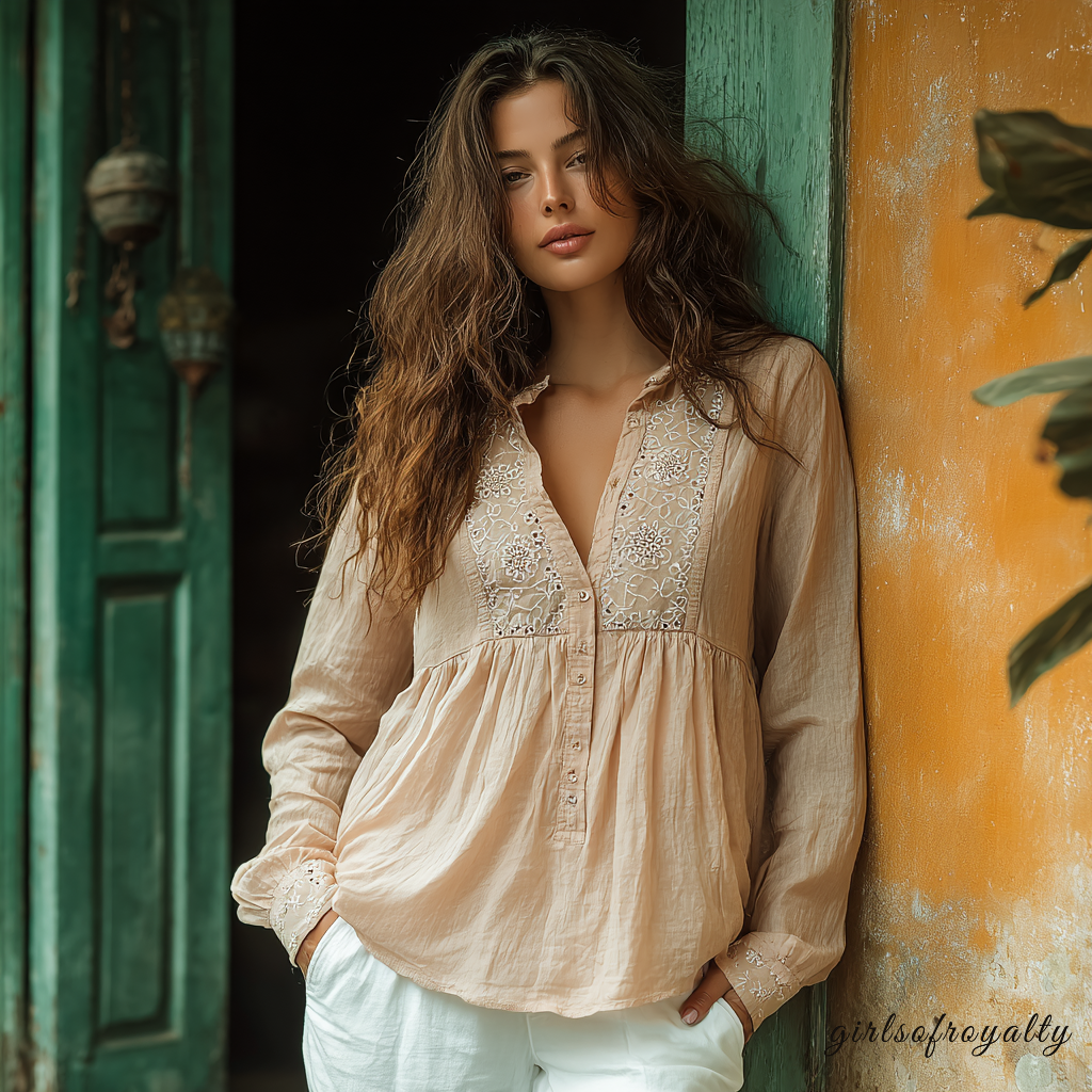 Well Tailored Top with a Graceful Silhouette