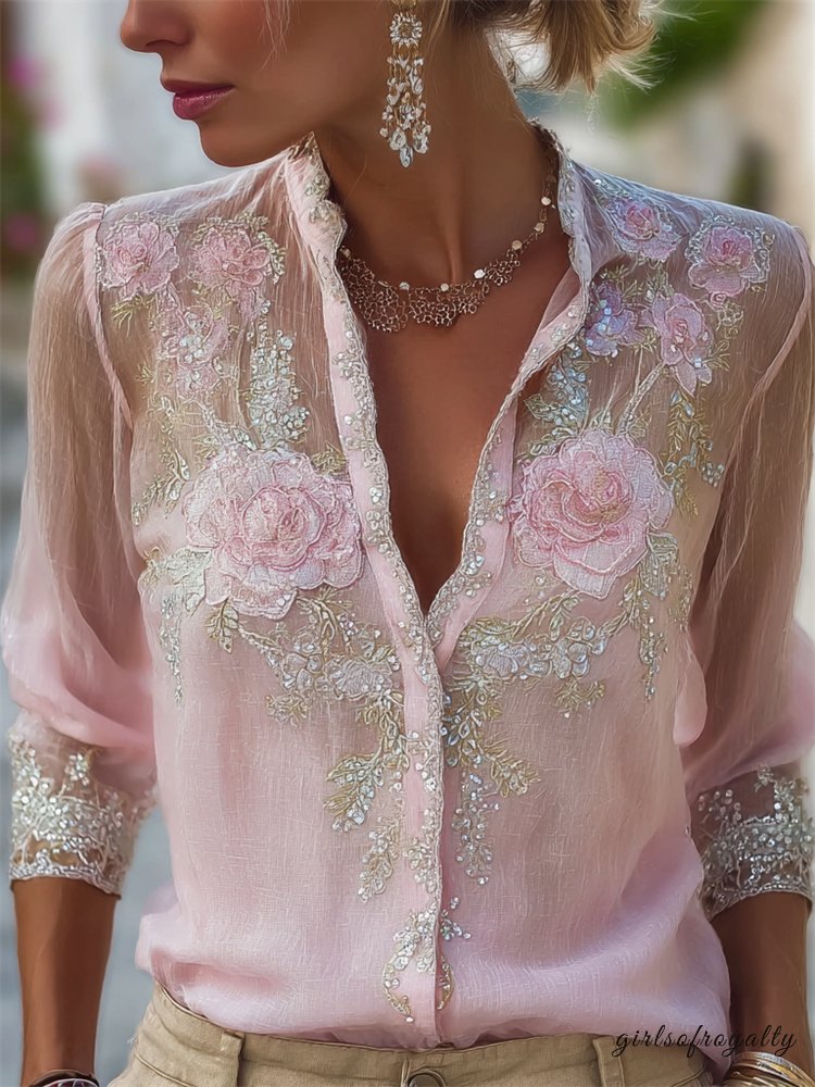Vintage Inspired Blouse with a Contemporary Edge
