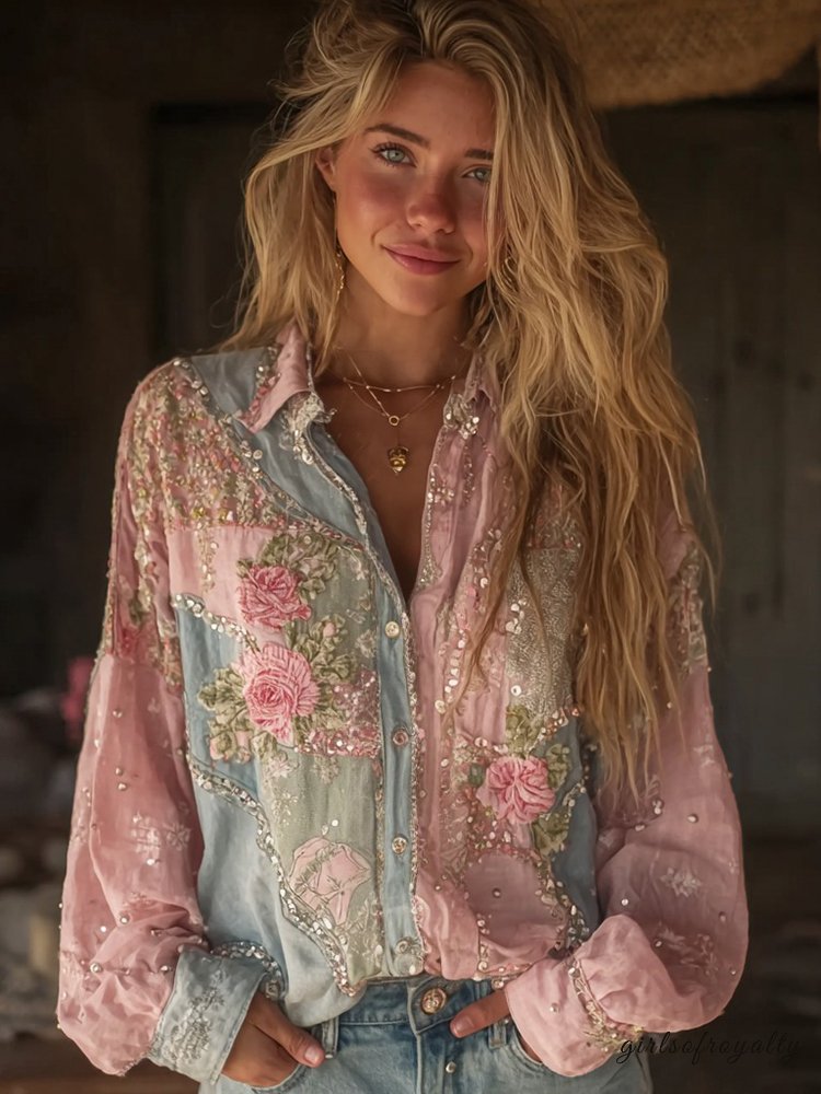 A Vintage Style Shirt with Delicate Timeless Details