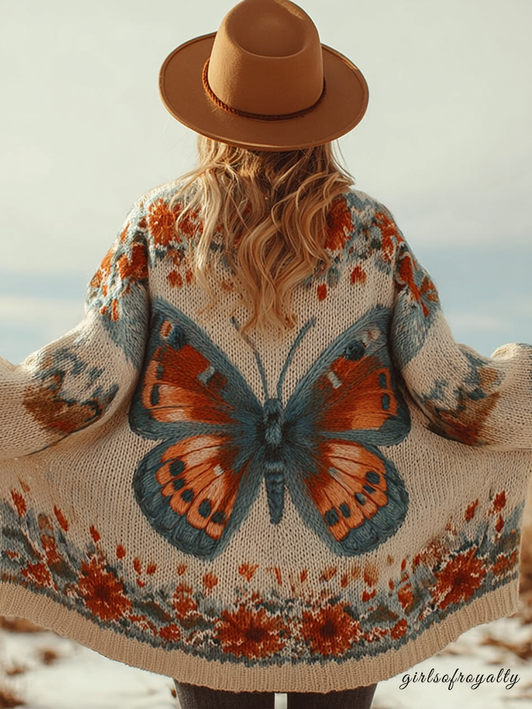 A Vintage Style Cardigan with Delicate Timeless Details