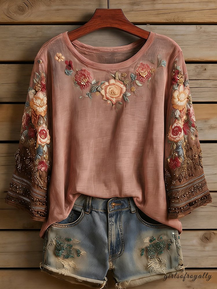 Beautifully Crafted T-Shirt in a Classic Style