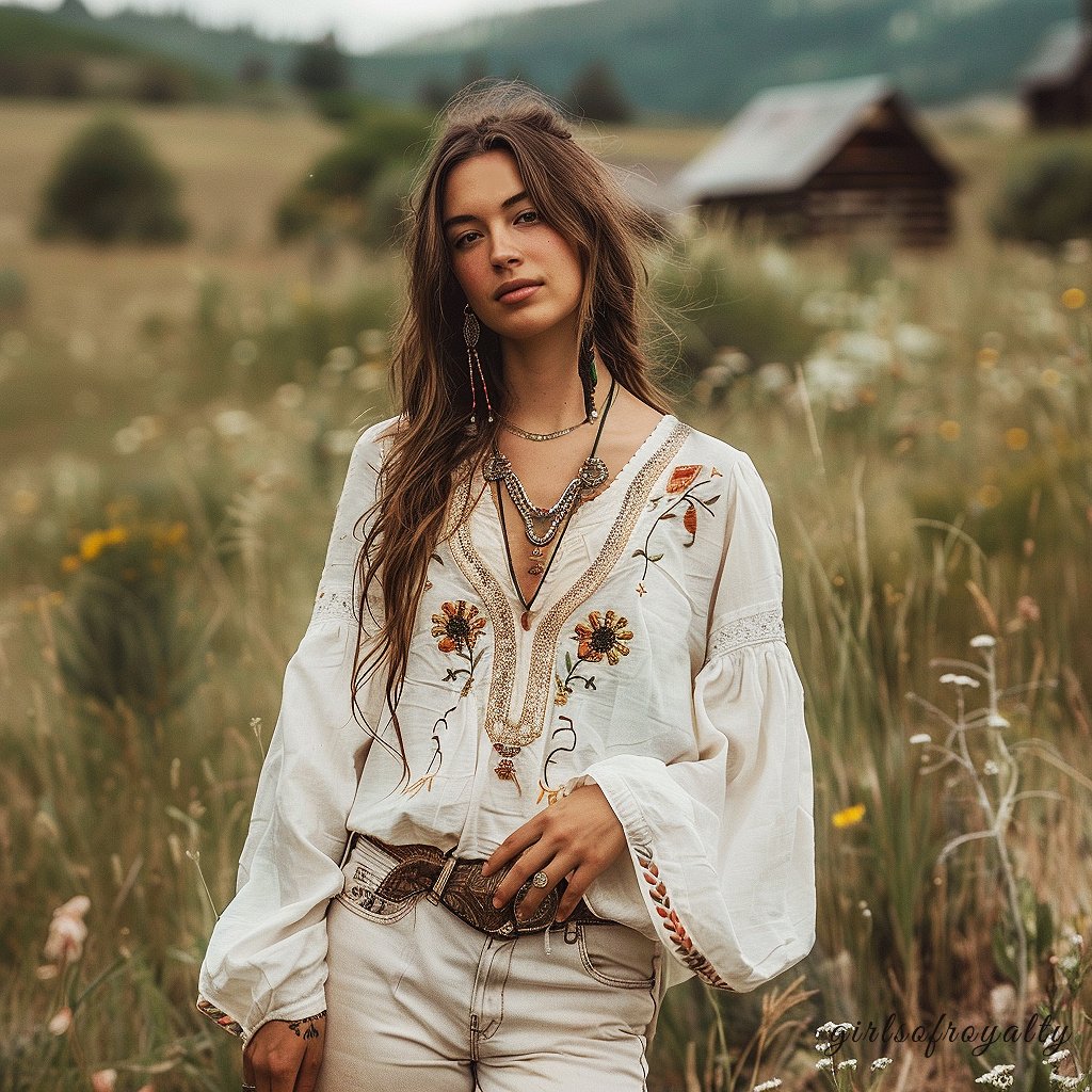 Vintage Inspired Blouse with a Contemporary Edge