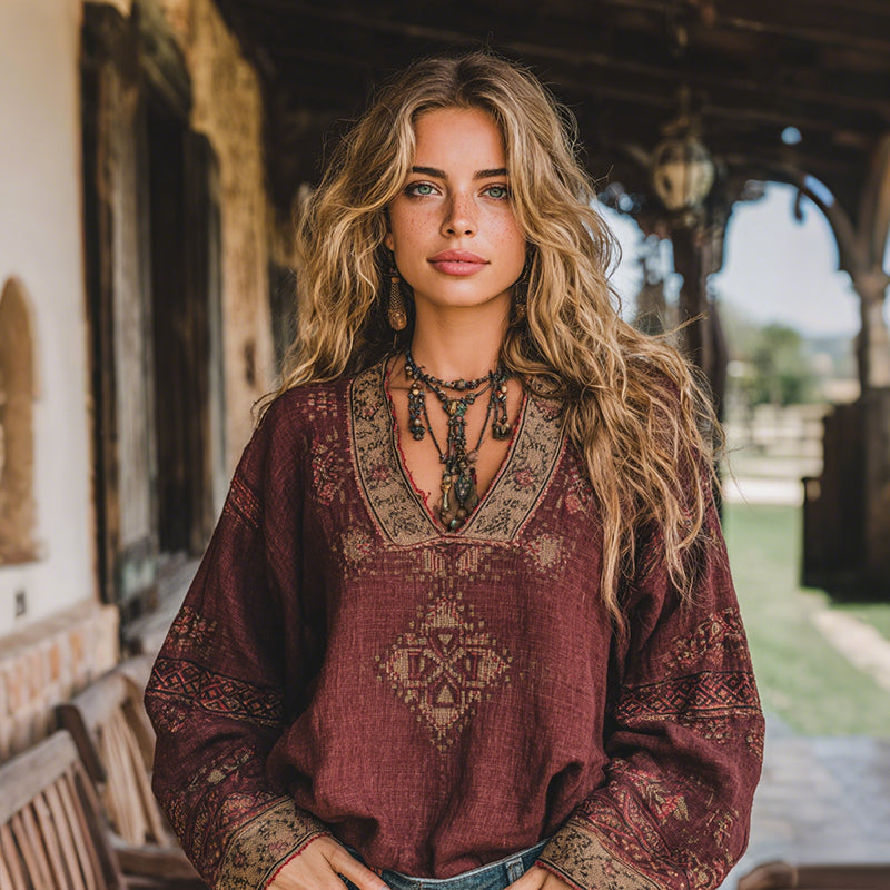 Timeless Vintage Style Top