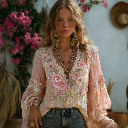 Timeless Vintage Style Top