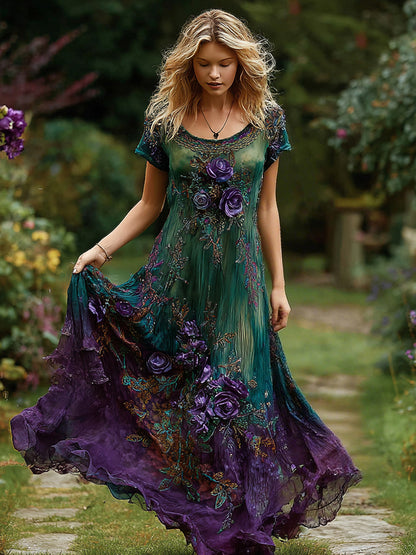 A Vintage Style Dress with Delicate Timeless Details