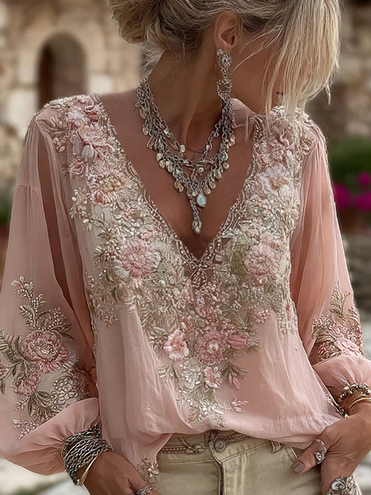 Timeless Vintage Style Blouse