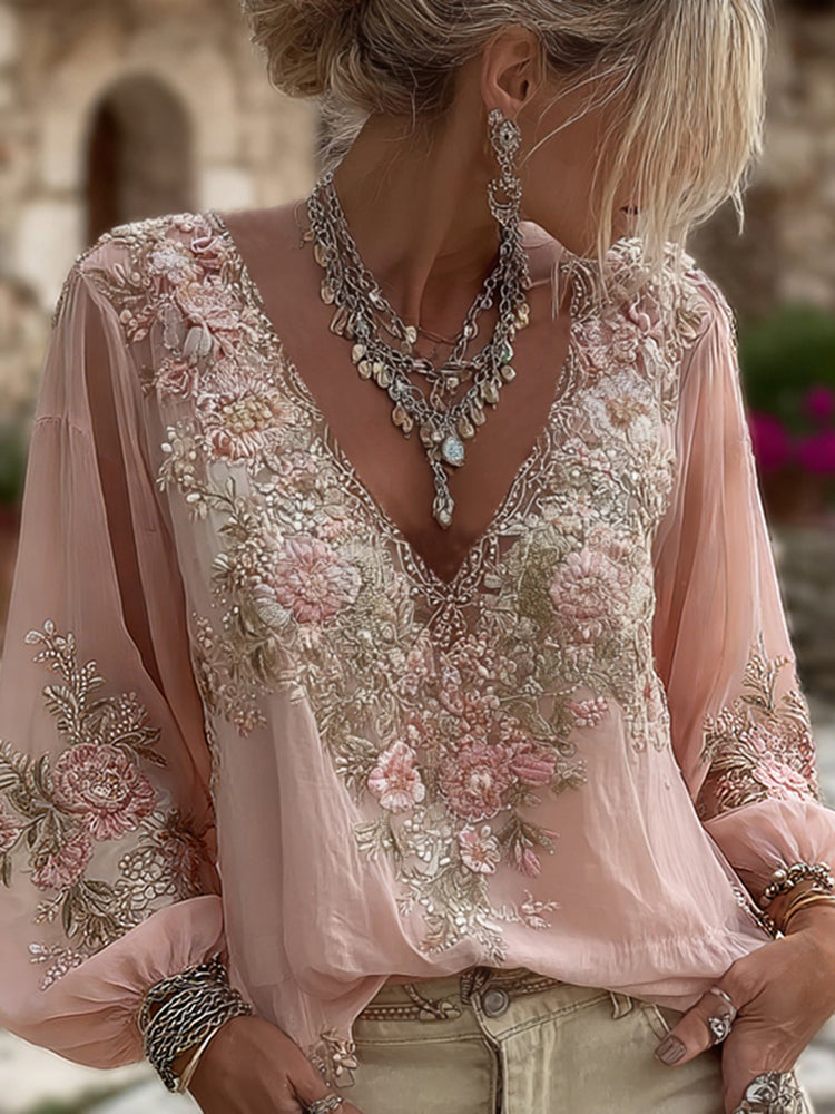 Timeless Vintage Style Blouse