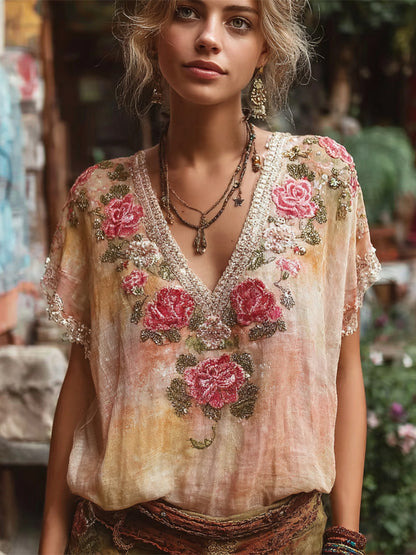 A Vintage Style Shirt with Delicate Timeless Details