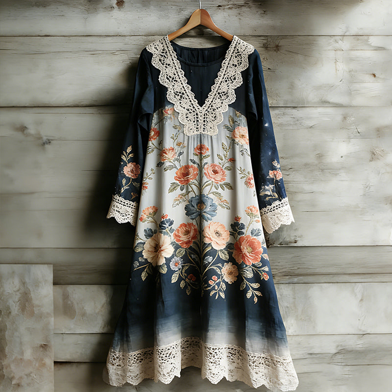 A Vintage Style Dress with Delicate Timeless Details