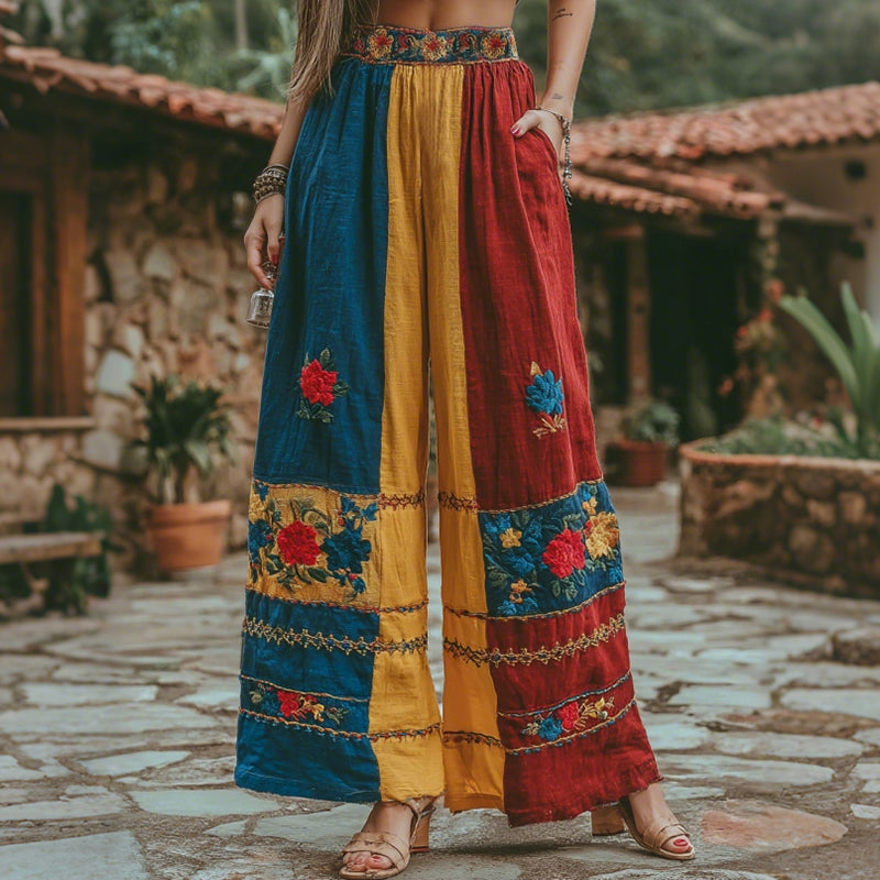 Blue red