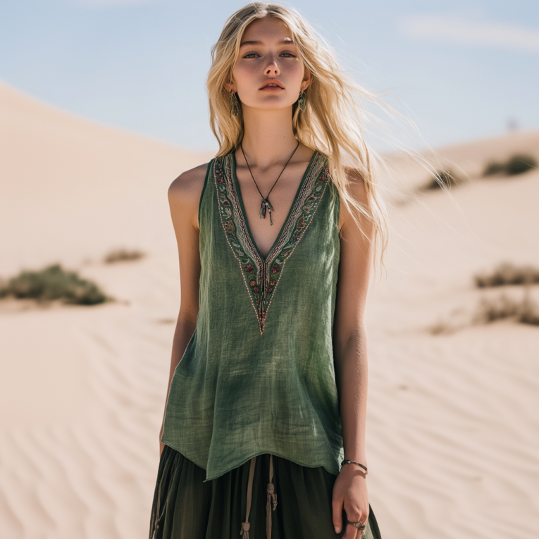 Timeless Vintage Style Top