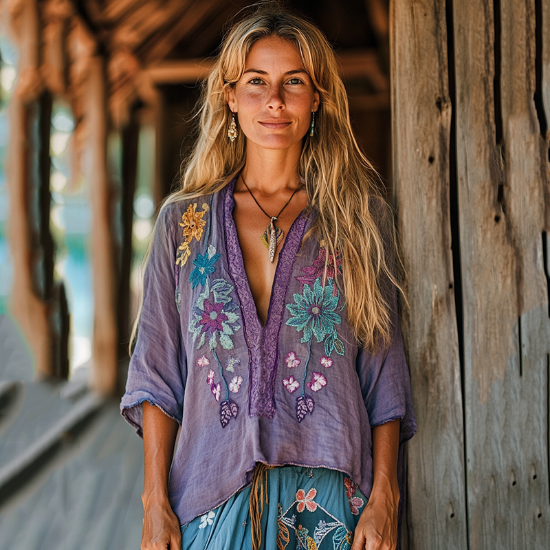 Timeless Vintage Style Blouse