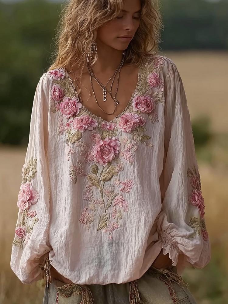 Timeless Vintage Style Top