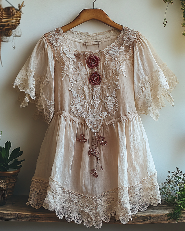 Timeless Vintage Style Top