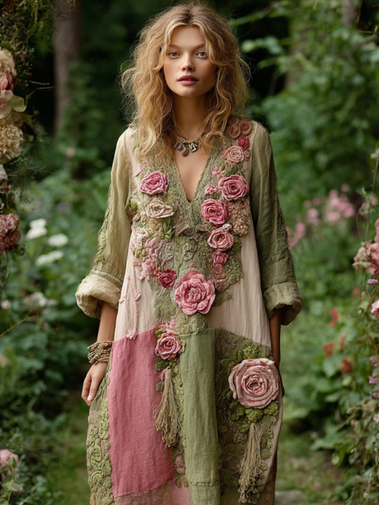 A Vintage Style Dress with Delicate Timeless Details