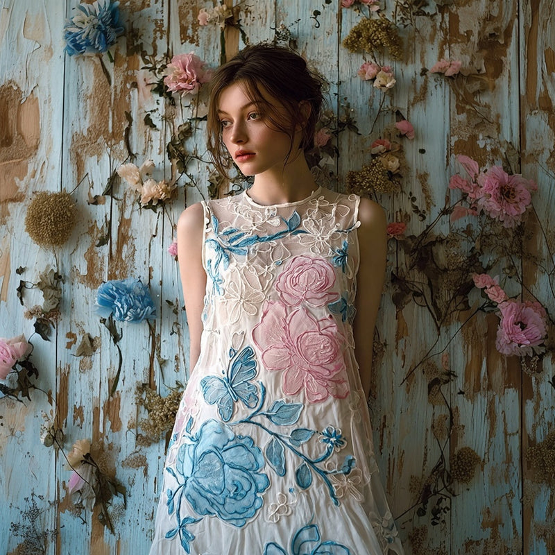 A Vintage Style Dress with Delicate Timeless Details